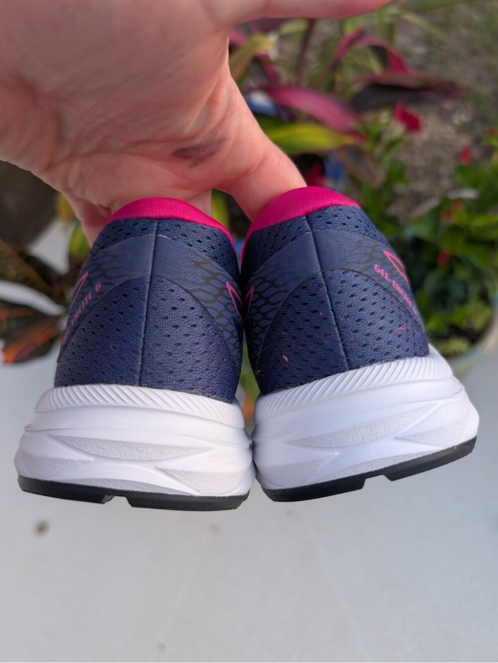 ASICS Women's GEL-Excite 6 Running Shoes Sz 6 Indigo Pink Rave Athletic Comfort - Picture 10 of 13